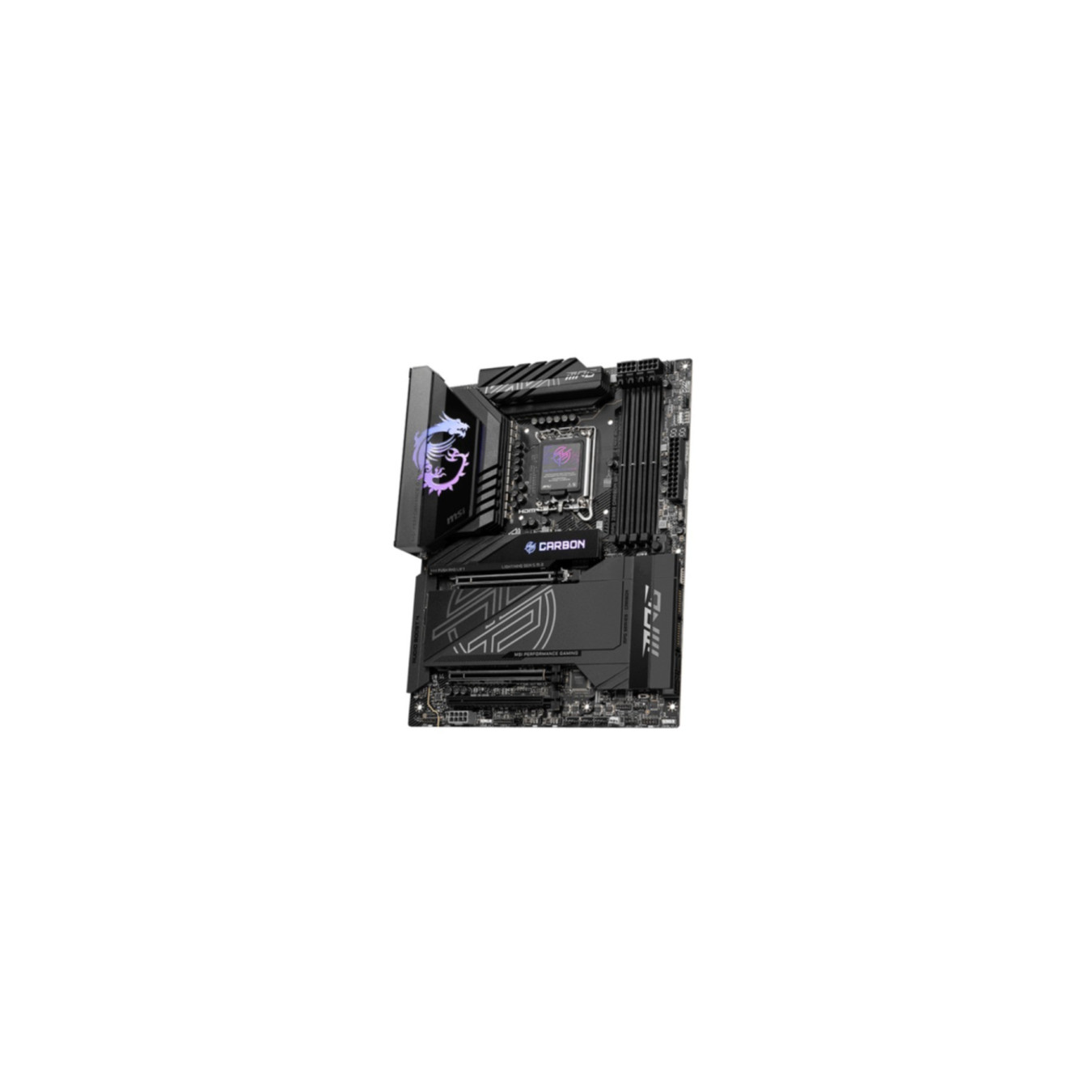 MSI MPG Z890 Carbon WiFi - MPG Z890 - Carbon Black, ATX, LGA1851, 256GB Max, Wi‑Fi 7, Thunderbolt 4