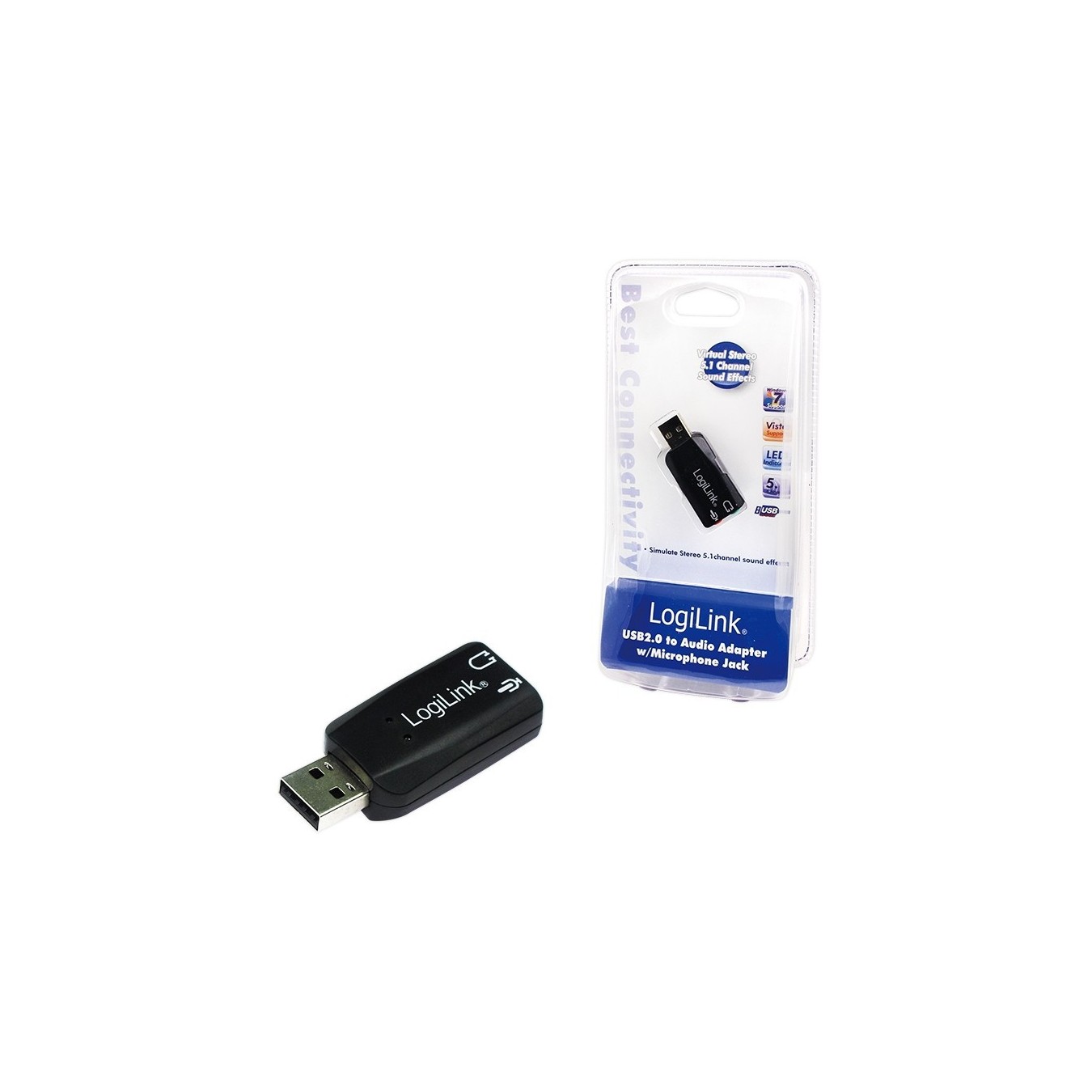 LogiLink USB 2.0 Sound Card - Virtual 3D Sound Effect — Buy in Cyprus with Fast Delivery