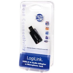 Buy LogiLink USB 2.0 Sound Card - Virtual 3D Sound Effect in Cyprus, Nicosia, Limassol, Larnaka, Pafos