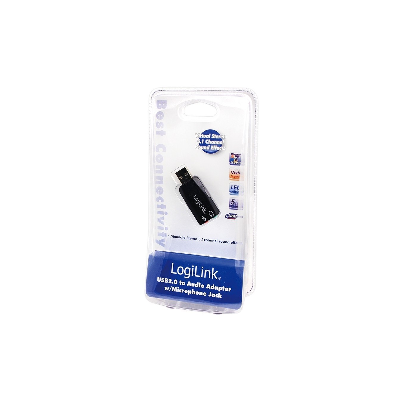 LogiLink USB 2.0 Sound Card - Virtual 3D Sound Effect — Buy in Cyprus with Fast Delivery