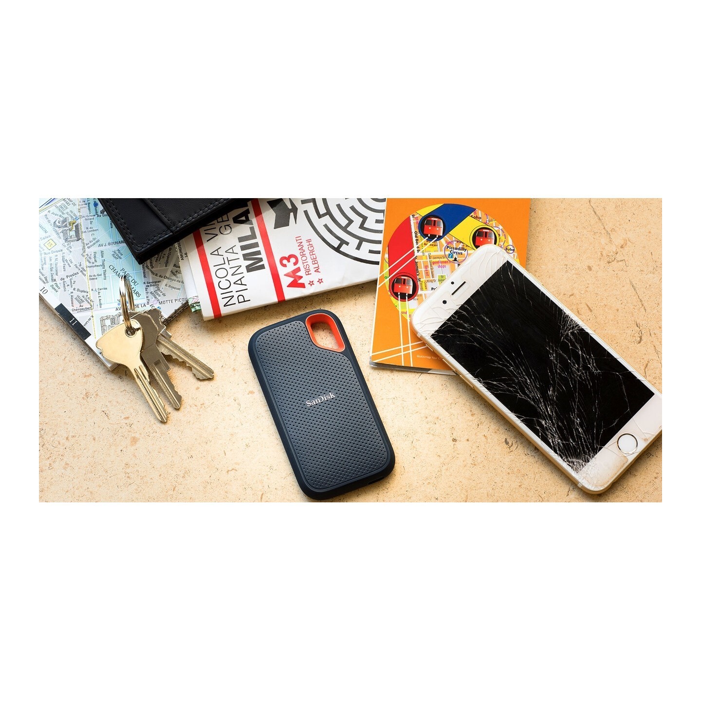 SanDisk Extreme V2 - 1TB - Portable USB 3.1 SSD - Black — Buy in Cyprus with Fast Delivery