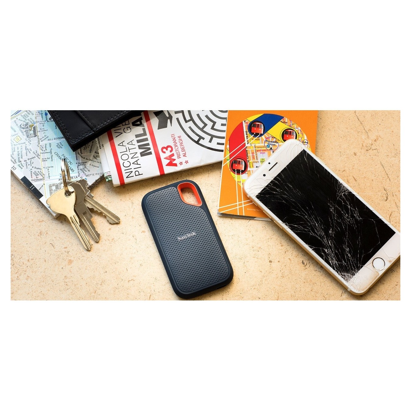 SanDisk Extreme V2 SDSSDE61-1T00-G25 Portable SSD – 1TB USB 3.2 Gen 2 | Armenius Store