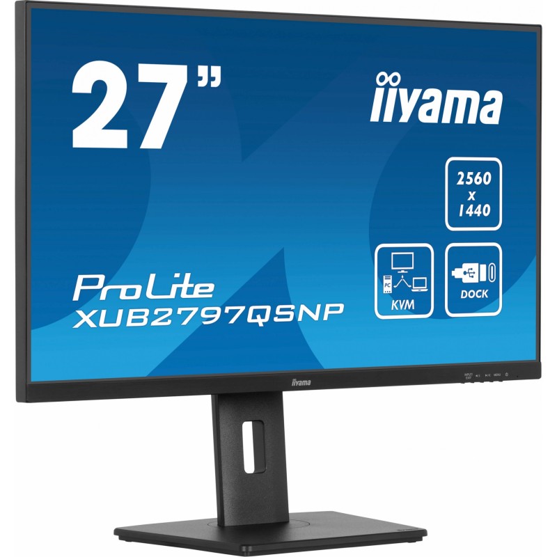 Buy IIYAMA 27-inch IPS Monitor - XUB2797QSNP-B1 - Flat, 16:9, HDMI/DP/USB-C in Cyprus, Nicosia, Limassol, Larnaka, Pafos