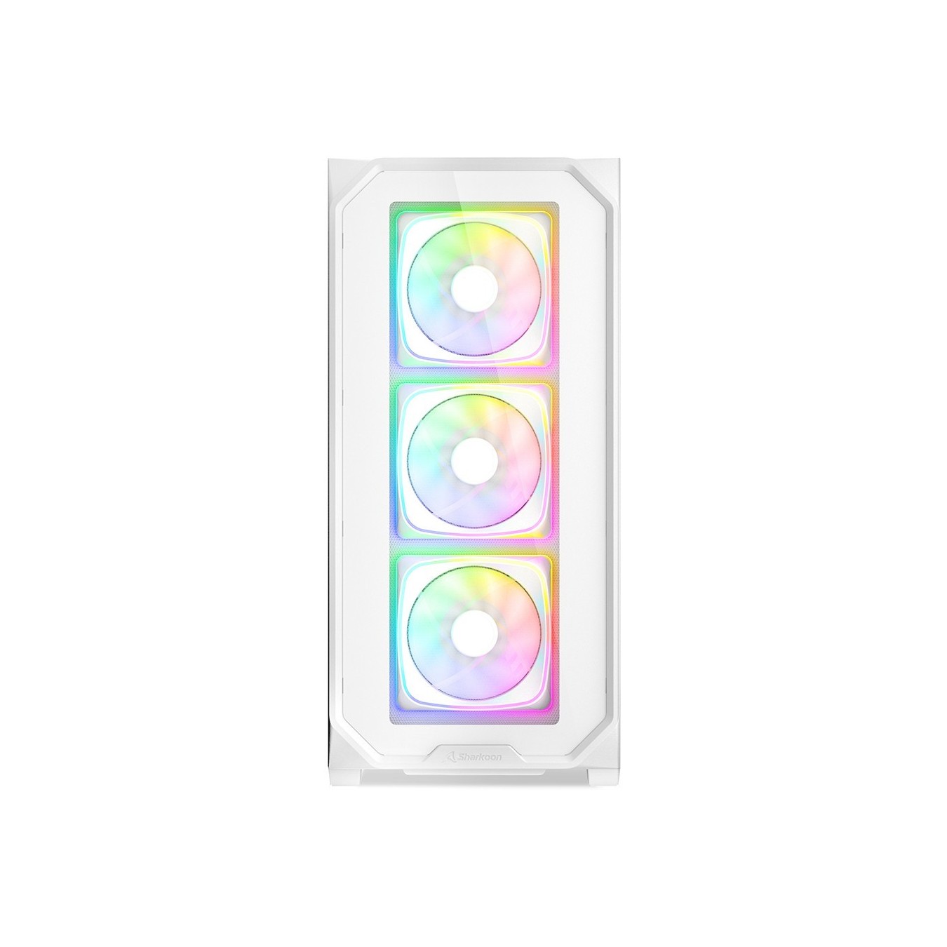 Sharkoon AK5G RGB ATX Case - AK5G - White tempered glass — Buy in Cyprus with Fast Delivery