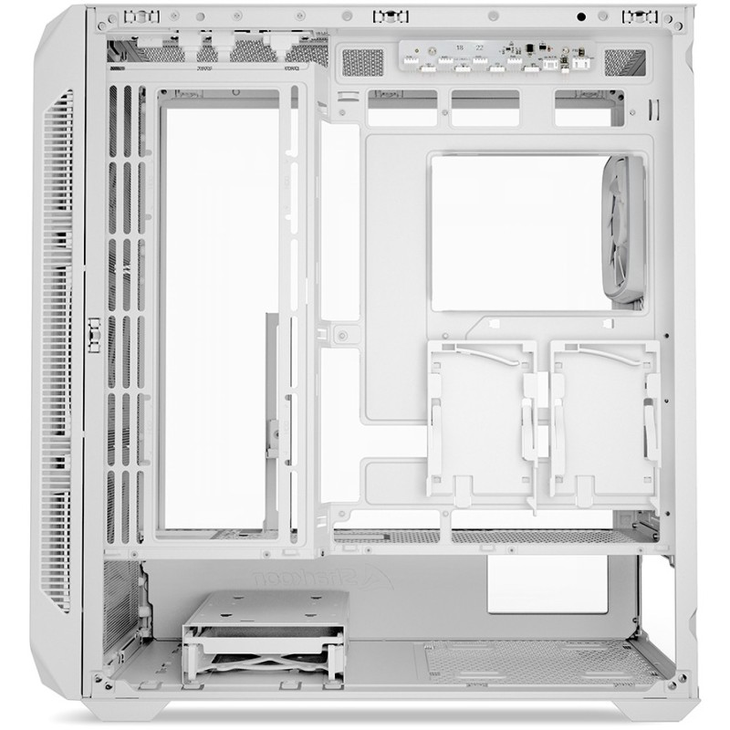 Buy Sharkoon AK5G RGB ATX Case - AK5G - White tempered glass in Cyprus, Nicosia, Limassol, Larnaka, Pafos