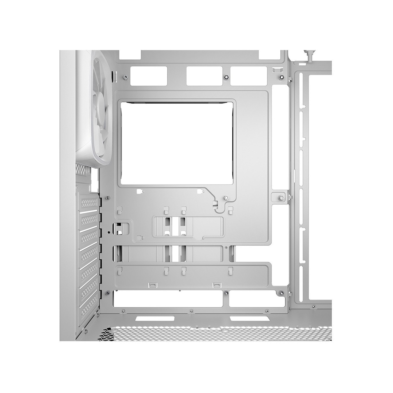 Sharkoon AK5G RGB ATX Case - AK5G - White tempered glass — Buy in Cyprus with Fast Delivery
