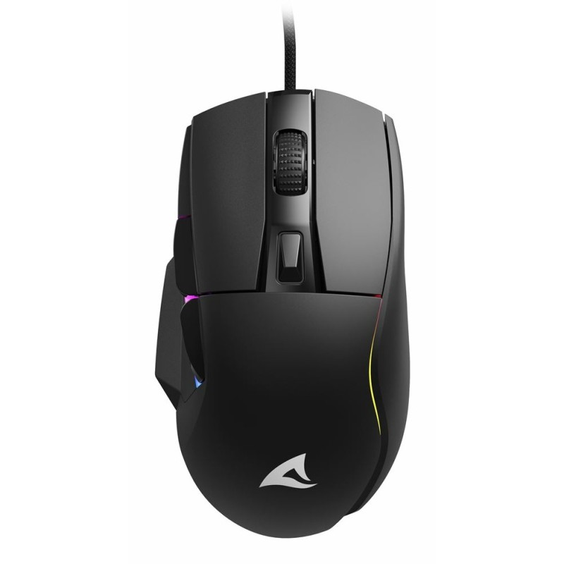 Buy Sharkoon Maus Shark SGM35 Optical Mouse - SGM35 - Black, 6 Buttons, 6400 DPI in Cyprus, Nicosia, Limassol, Larnaka, Pafos