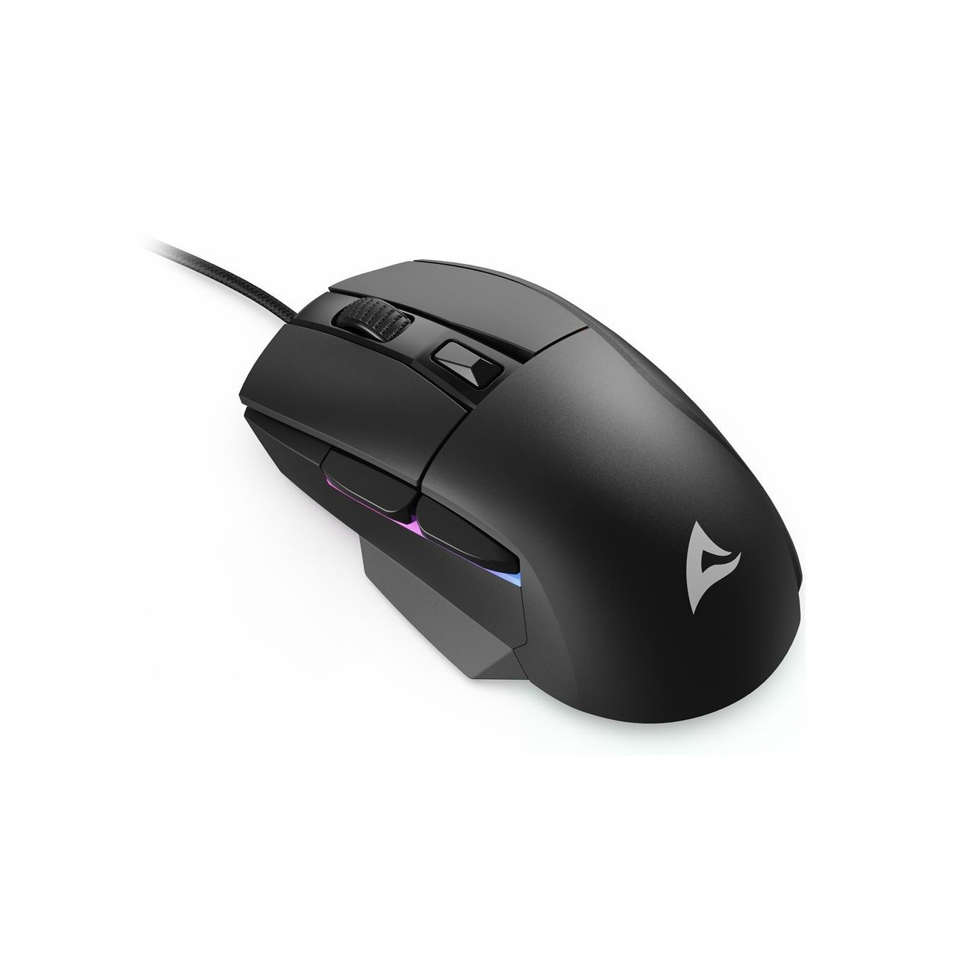Sharkoon Maus Shark SGM35 Optical Mouse - SGM35 - Black, 6 Buttons, 6400 DPI — Buy in Cyprus with Fast Delivery