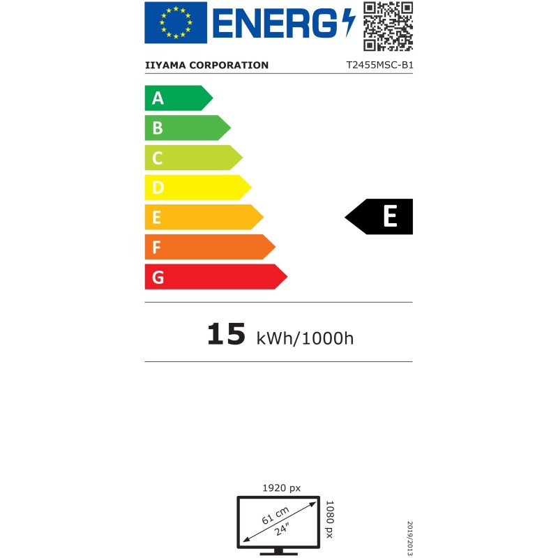 Buy iiyama ProLite - T2455MSC-B1 - 24-inch IPS Touch Monitor, Flat, FHD 1920x108... in Cyprus, Nicosia, Limassol, Larnaka, Pafos