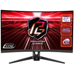 Buy ASRock PG27F15RS1A - 27-inch FHD curved gaming monitor, 240 Hz, HDMI DP in Cyprus, Nicosia, Limassol, Larnaka, Pafos