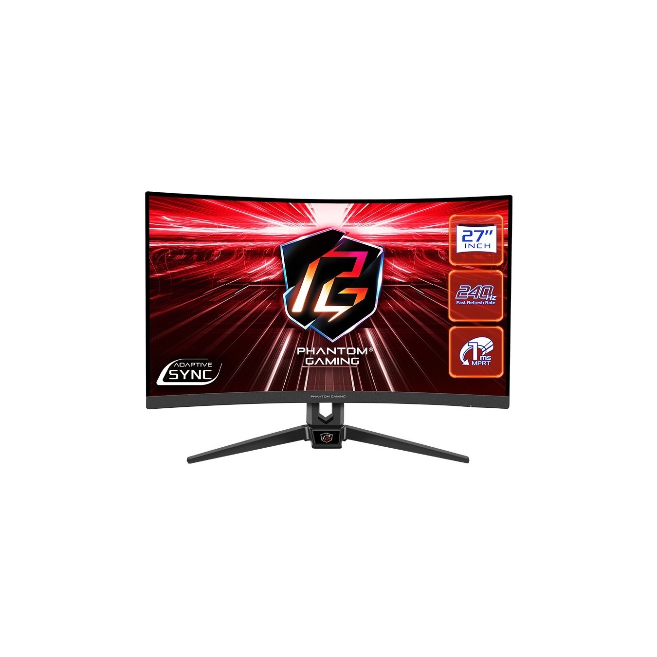 ASRock PG27F15RS1A - 27-inch FHD curved gaming monitor, 240 Hz, HDMI DP — Buy in Cyprus with Fast Delivery