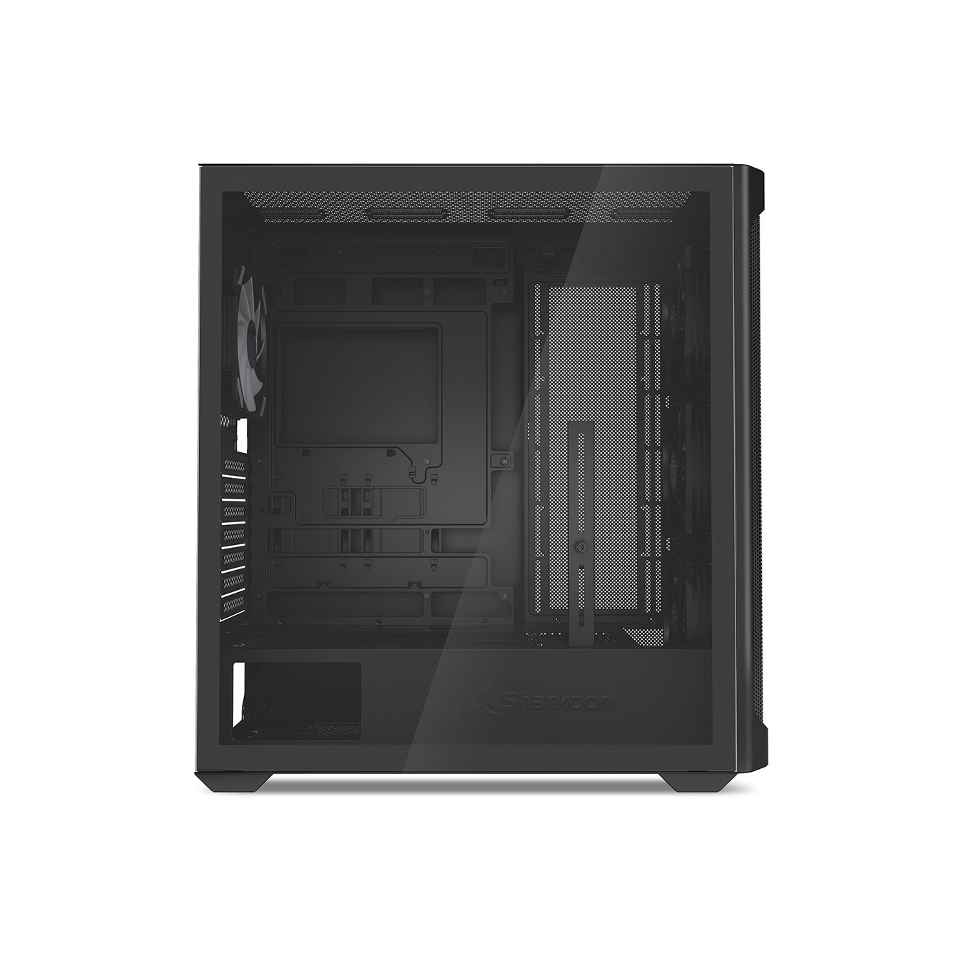 Sharkoon AK4W RGB ATX 1xGlas Black - AK4W - Black tempered-glass RGB mid-tower — Buy in Cyprus with Fast Delivery