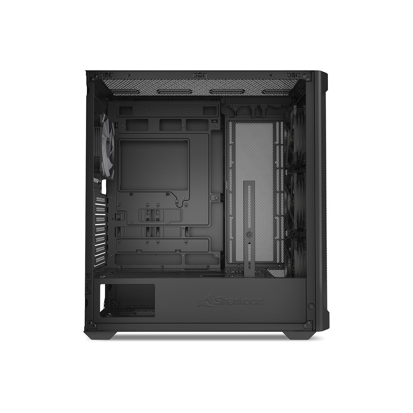 Sharkoon AK4W RGB ATX 1xGlas Black - AK4W - Black tempered-glass RGB mid-tower — Buy in Cyprus with Fast Delivery