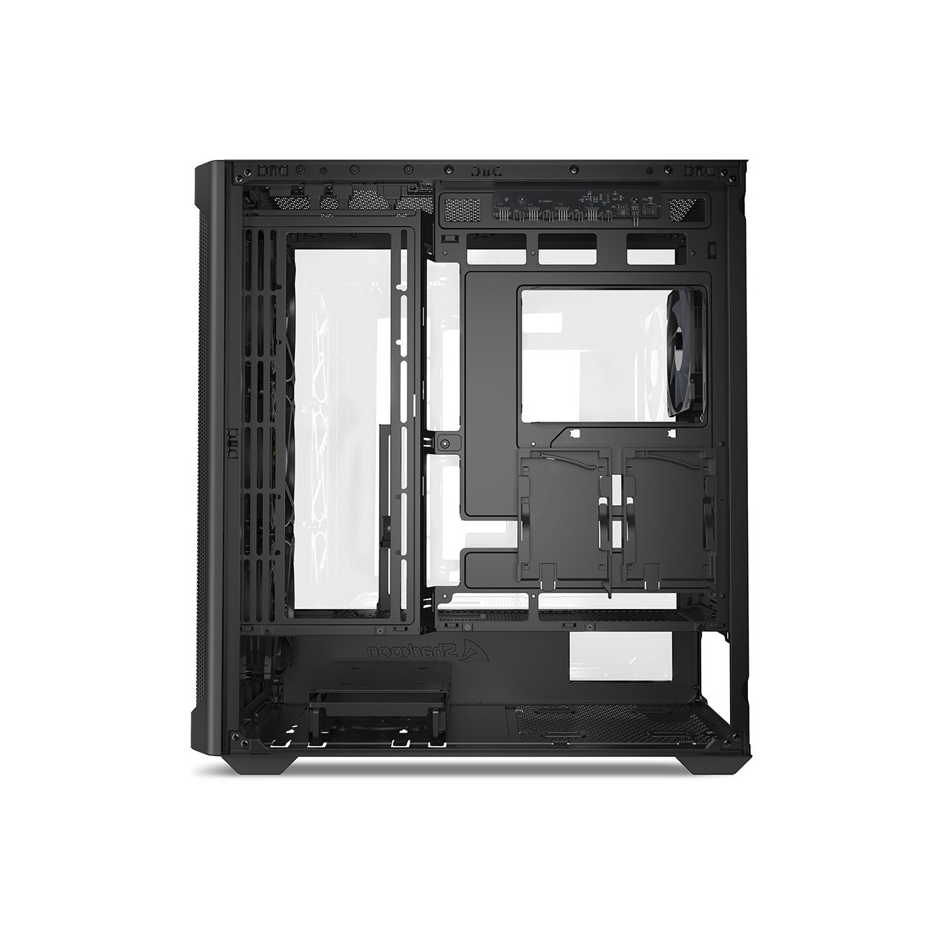 Sharkoon AK4W RGB ATX 1xGlas Black - AK4W - Black tempered-glass RGB mid-tower — Buy in Cyprus with Fast Delivery
