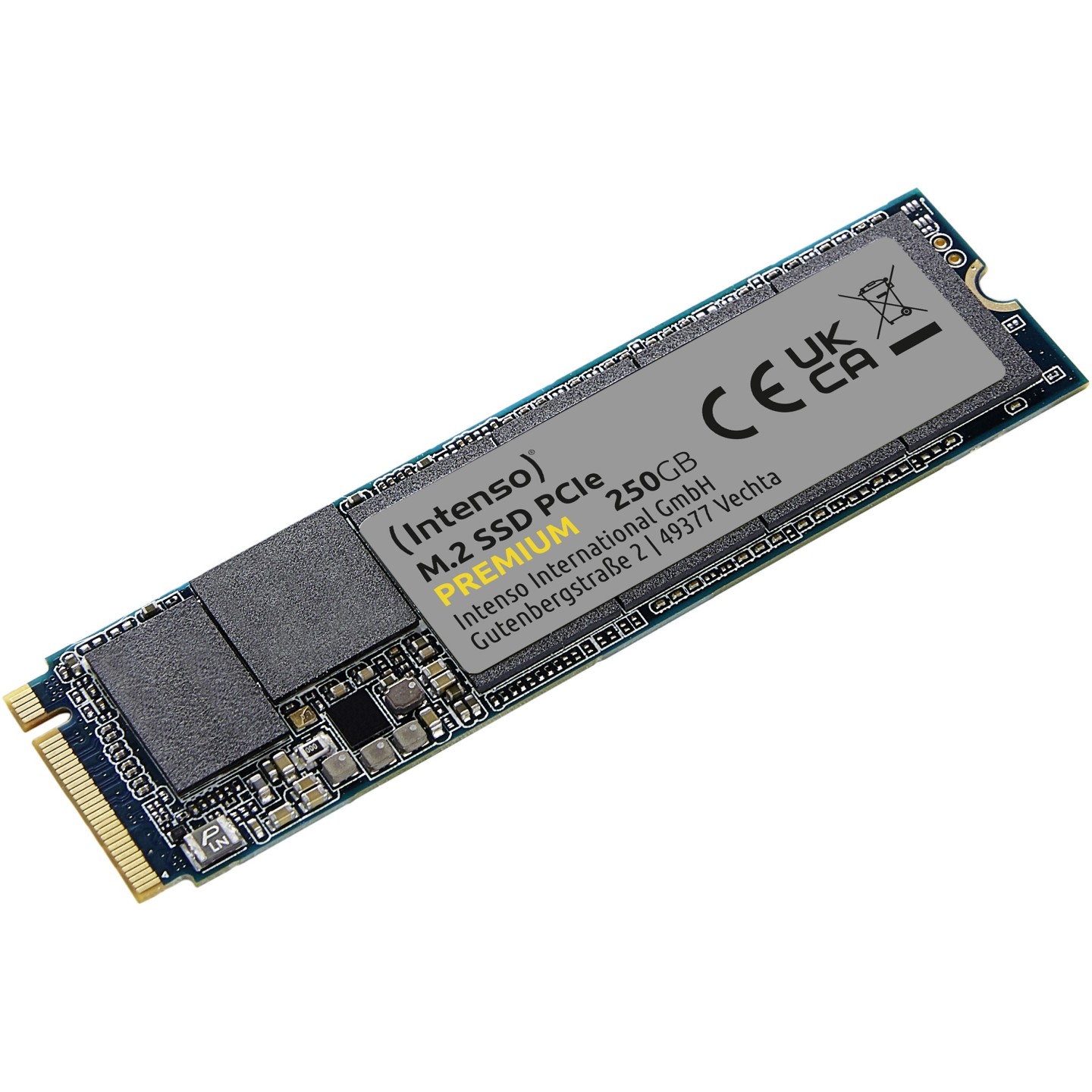 Intenso Premium 250GB M.2 NVMe SSD - PCIe 3.0 x4 2100 MB/s - 3835440 (Boxed) — Buy in Cyprus with Fast Delivery