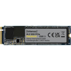 Intenso Premium 250GB M.2 NVMe SSD - PCIe 3.0 x4 2100 MB/s - 3835440 (Boxed) — Buy in Cyprus with Fast Delivery