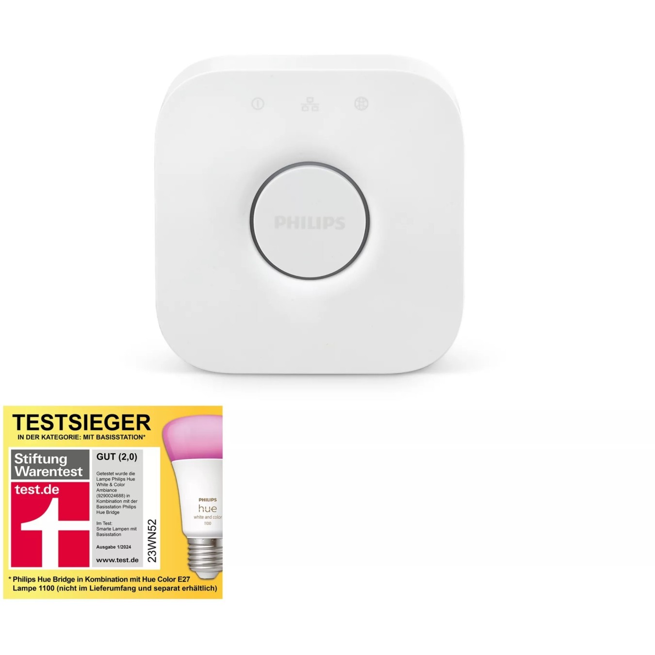 Philips Hue StiWa Bridge White - Characteristics (Color: White) — Buy in Cyprus with Fast Delivery