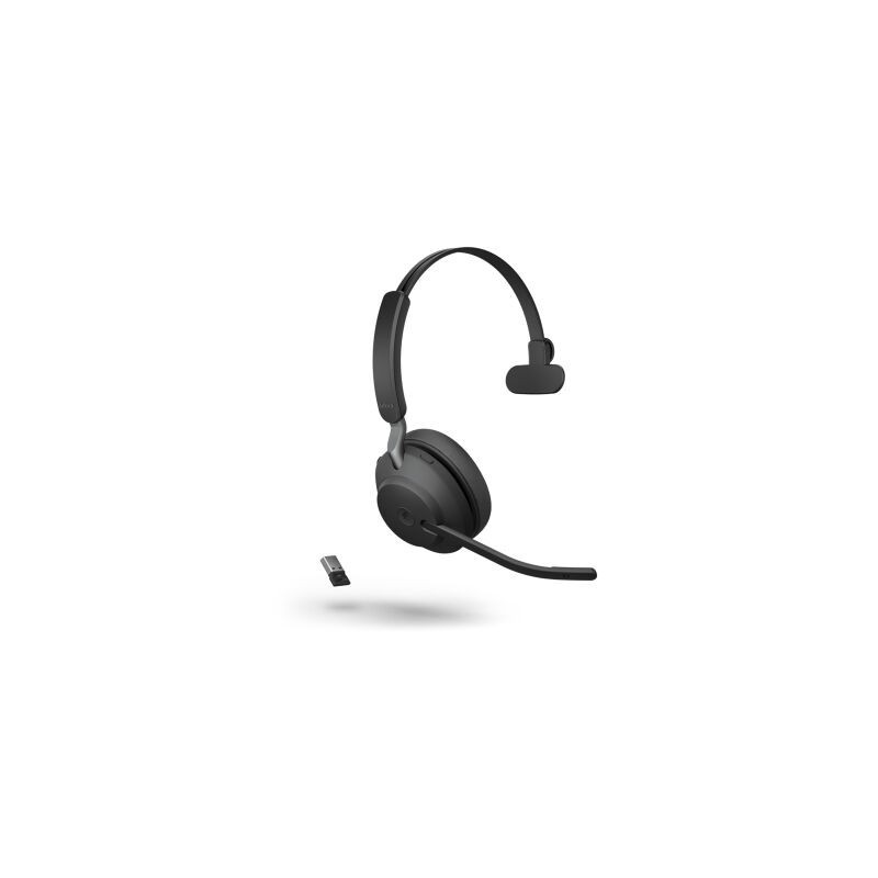 Buy Jabra Evolve2 65 Mono MS + Link 380a - Wireless Mono Over-Ear Headset for UC... in Cyprus, Nicosia, Limassol, Larnaka, Pafos