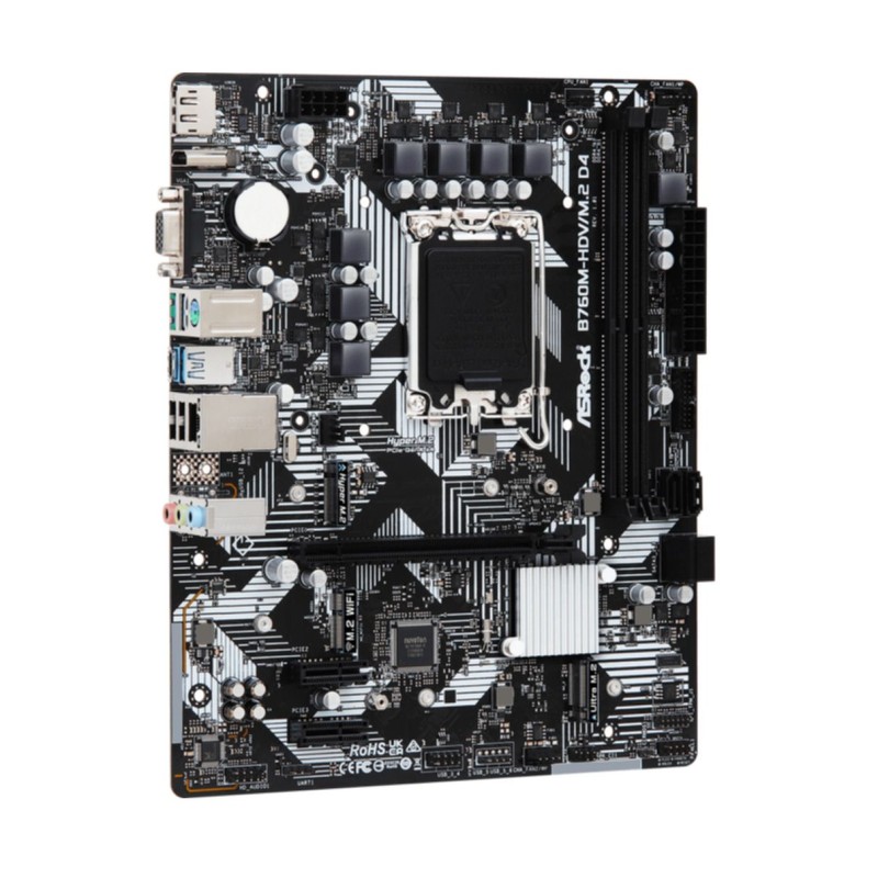 Buy ASRock B760M-HDV M.2 D4 - LGA1700 Micro-ATX Motherboard, Intel B760, DDR4, 6... in Cyprus, Nicosia, Limassol, Larnaka, Pafos