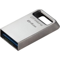 Buy STICK 64GB USB 3.2 Kingston DataTraveler Micro Silver in Cyprus, Nicosia, Limassol, Larnaka, Pafos