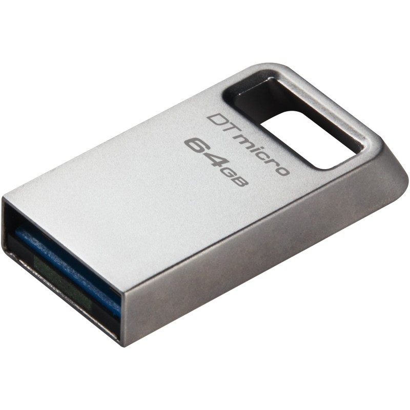 Buy STICK 64GB USB 3.2 Kingston DataTraveler Micro Silver in Cyprus, Nicosia, Limassol, Larnaka, Pafos