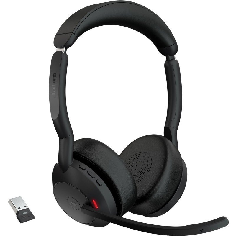 Jabra Evolve2 55 MS Stereo USB-A Headset with Charging Stand (Boxed) — Buy in Cyprus with Fast Delivery
