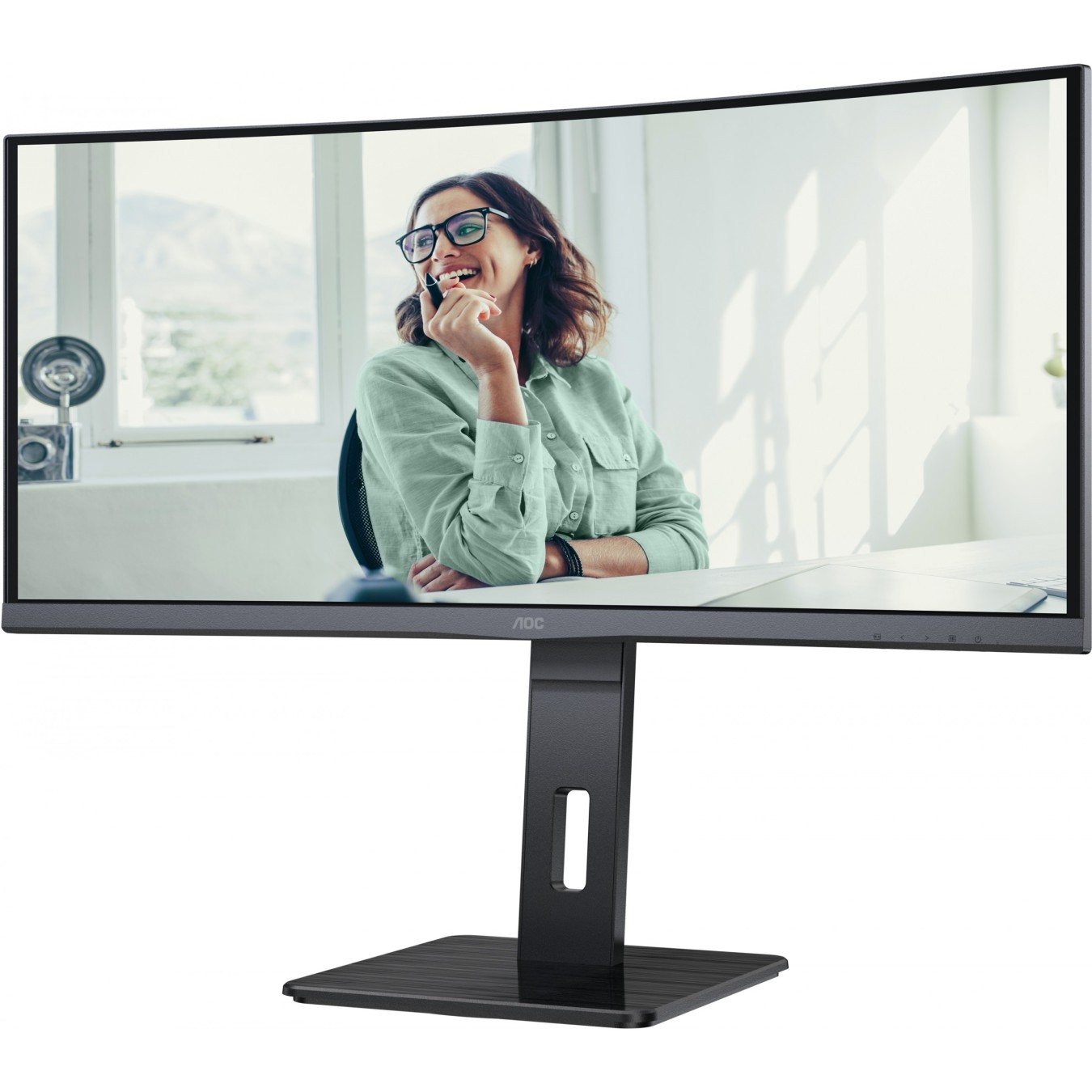 AOC CU34P3CV 34" Ultrawide Curved VA Monitor – 3440x1440 100Hz | Armenius Store