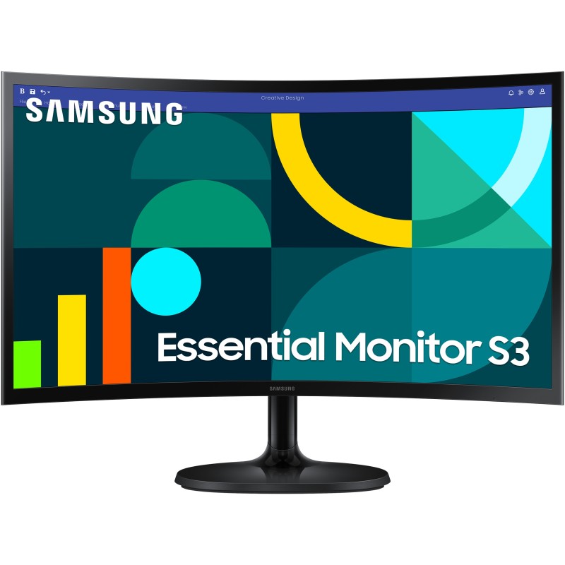 Samsung S24D364GAU 24" FHD Curved VA 100Hz 4ms Black (Retail) — Buy in Cyprus with Fast Delivery