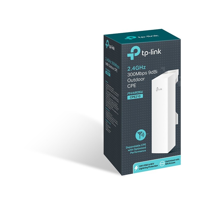 Buy TP-Link CPE210 Outdoor - CPE210 - 2.4 GHz 300 Mbps, 9 dBi antenna in Cyprus, Nicosia, Limassol, Larnaka, Pafos