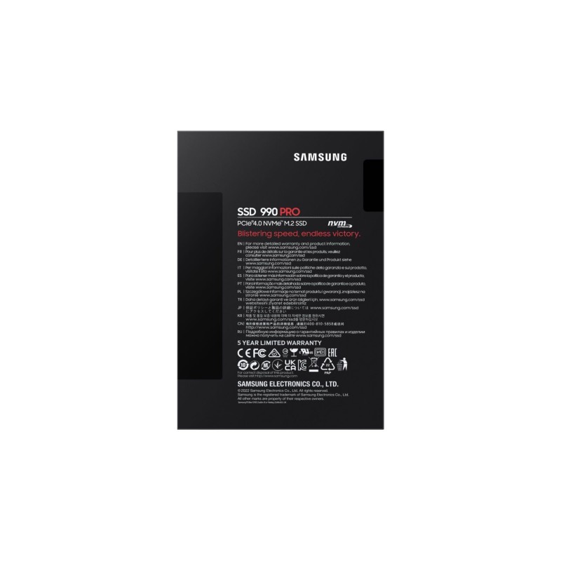 Buy Samsung 990 Pro SSD - MZ-V9P2T0BW - 2TB M.2 2280 NVMe PCIe 4.0 x4, up to 745... in Cyprus, Nicosia, Limassol, Larnaka, Pafos