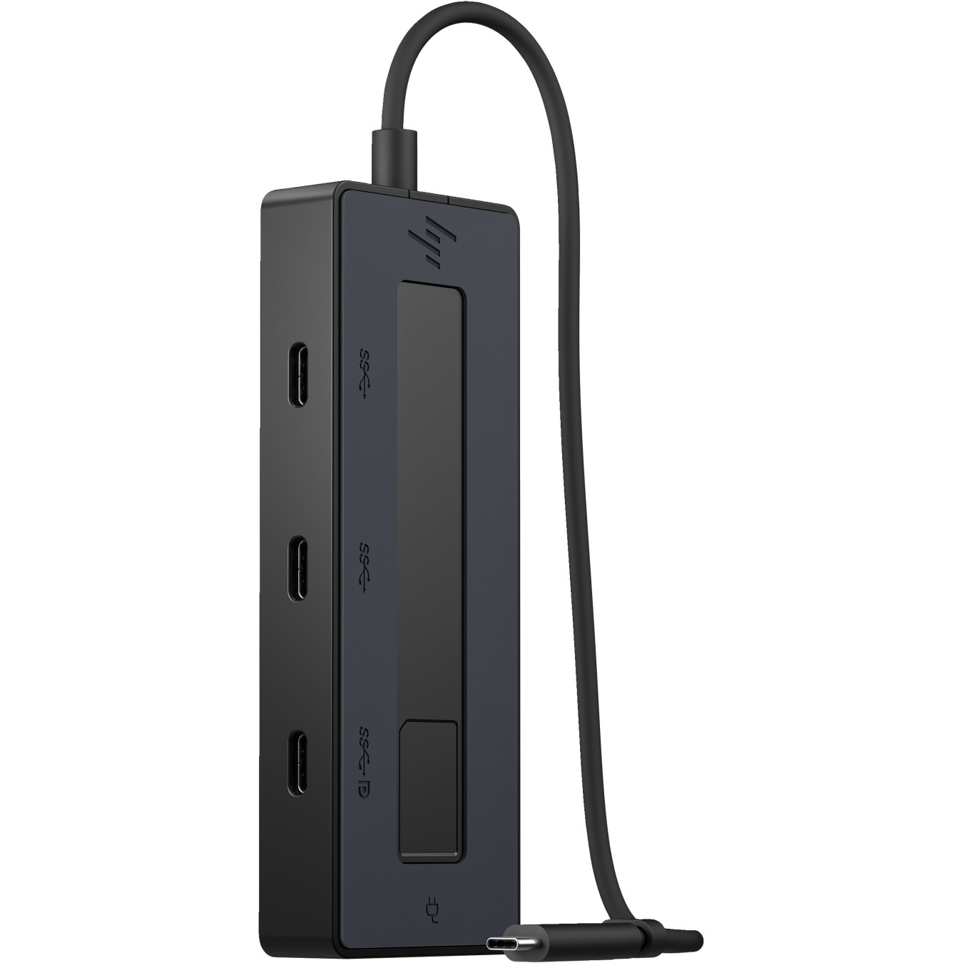 D HP 4K USB-C Multiport Hub - P - Black - HDMI 4K, USB-C/USB-A, Ethernet — Buy in Cyprus with Fast Delivery