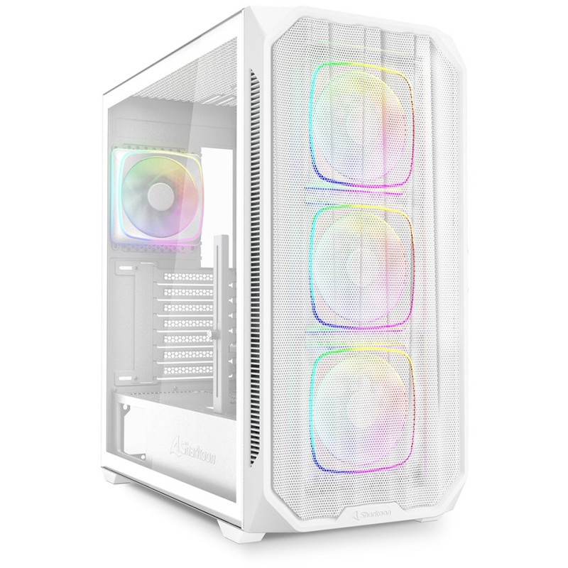 Buy Sharkoon AK5M RGB ATX - AK5M - White RGB case in Cyprus, Nicosia, Limassol, Larnaka, Pafos
