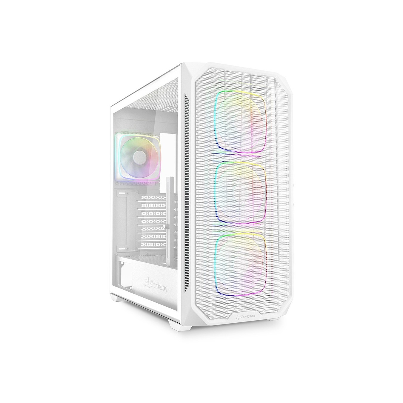 Sharkoon AK5M RGB ATX - AK5M - White RGB case — Buy in Cyprus with Fast Delivery