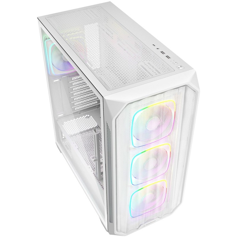Buy Sharkoon AK5M RGB ATX - AK5M - White RGB case in Cyprus, Nicosia, Limassol, Larnaka, Pafos