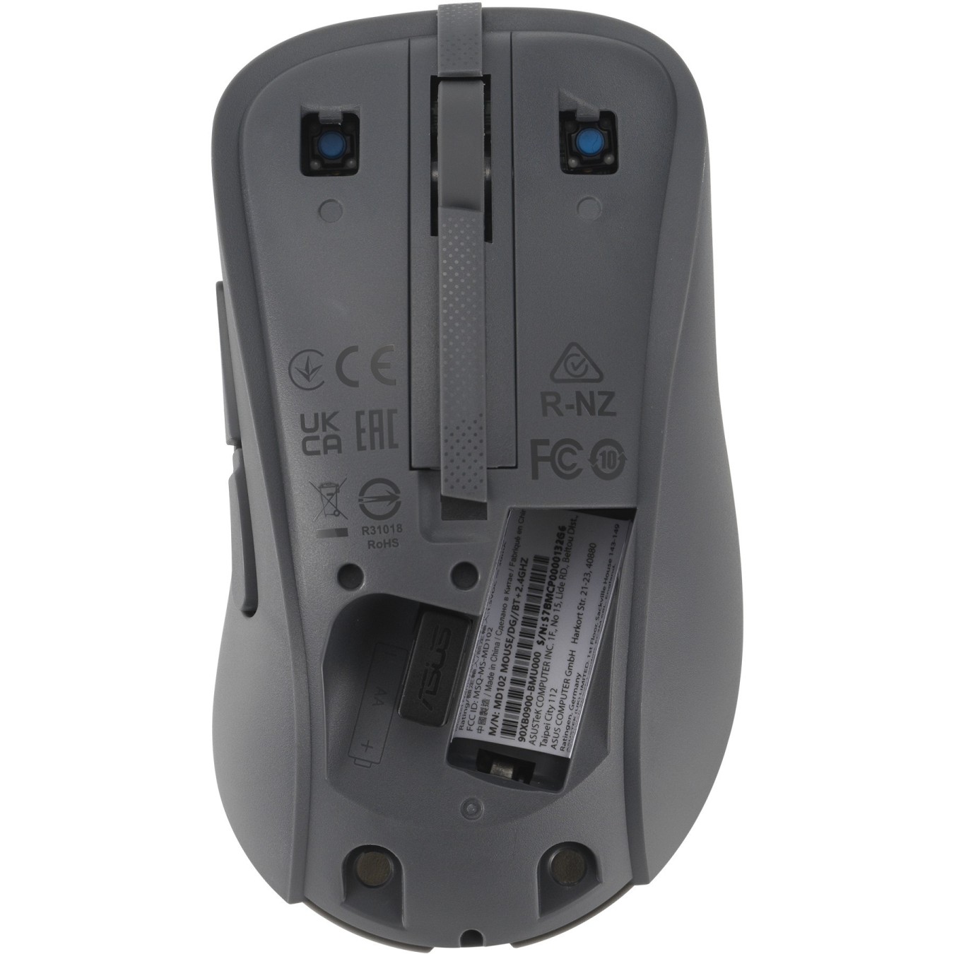 ASUS MD102 Mouse - MD102 - Grey, Compact Ergonomic — Buy in Cyprus with Fast Delivery