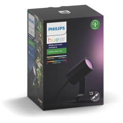 Buy Philips Hue White & Color Ambiance Lily Spot Extension Black - 700 lm in Cyprus, Nicosia, Limassol, Larnaka, Pafos