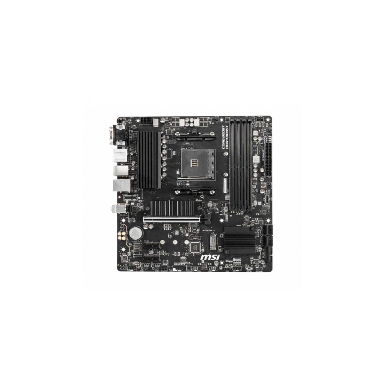 MSI B550M PRO-VDH - AM4 Micro-ATX Motherboard, AMD B550, DDR4, 128GB, PCIe 4.0, 2x M.2 — Buy in Cyprus with Fast Delivery