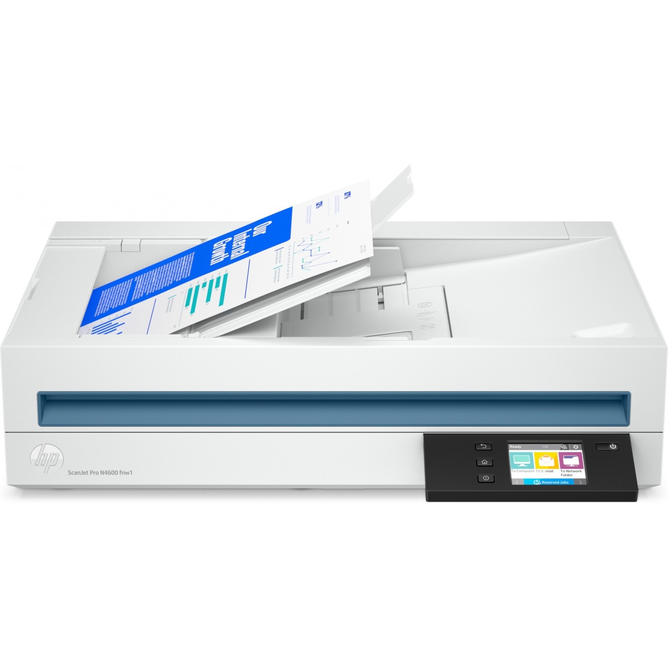 HP ScanJet Pro N4600 - N4600 - Flatbed scanner with ADF 40, USB 3.0, Ethernet, WLAN — Buy in Cyprus with Fast Delivery