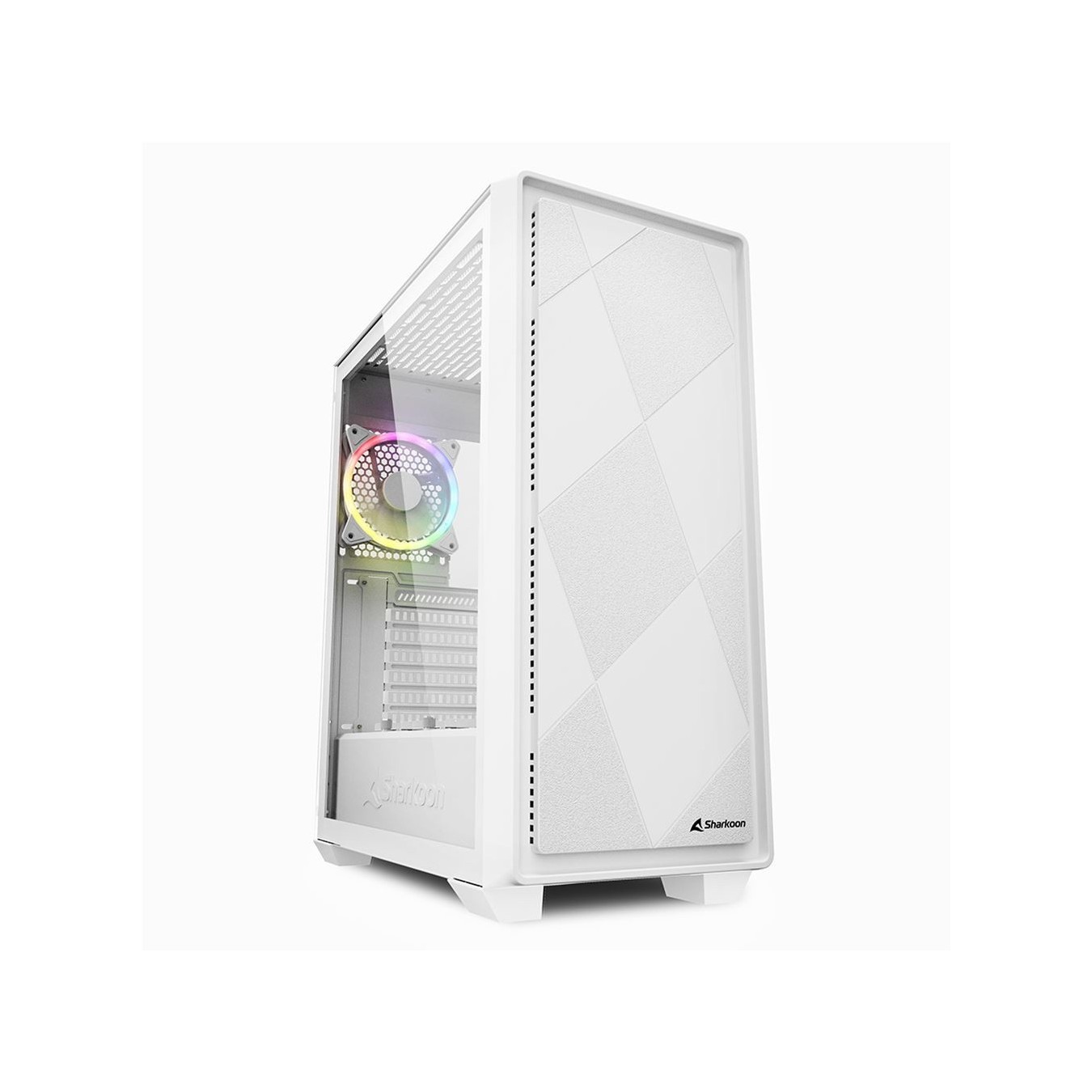 Midi Sharkoon VS8 RGB White - VS8 - White RGB lighting — Buy in Cyprus with Fast Delivery