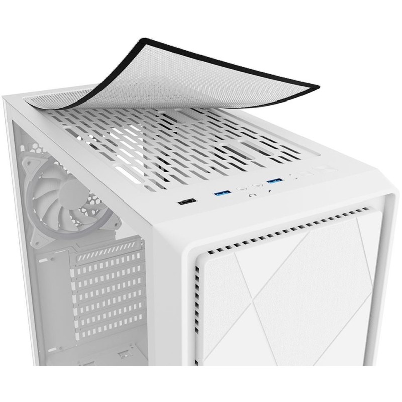 Buy Midi Sharkoon VS8 RGB White - VS8 - White RGB lighting in Cyprus, Nicosia, Limassol, Larnaka, Pafos