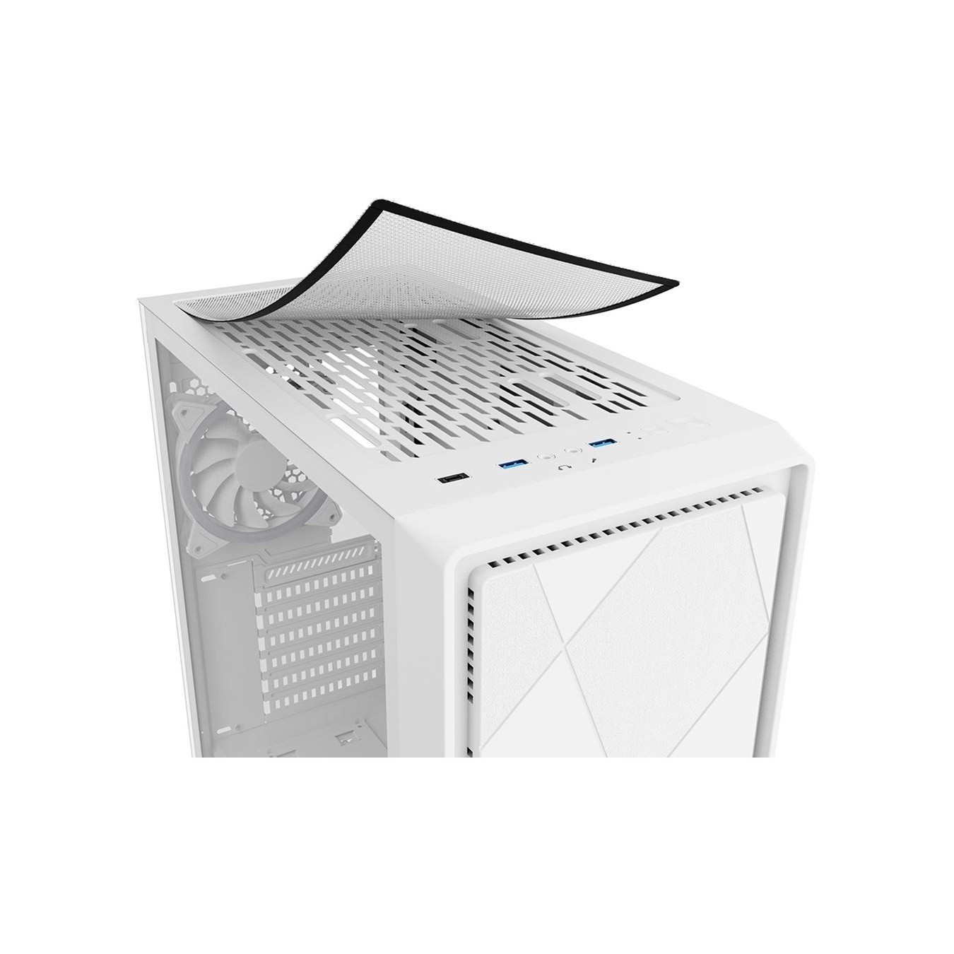 Midi Sharkoon VS8 RGB White - VS8 - White RGB lighting — Buy in Cyprus with Fast Delivery
