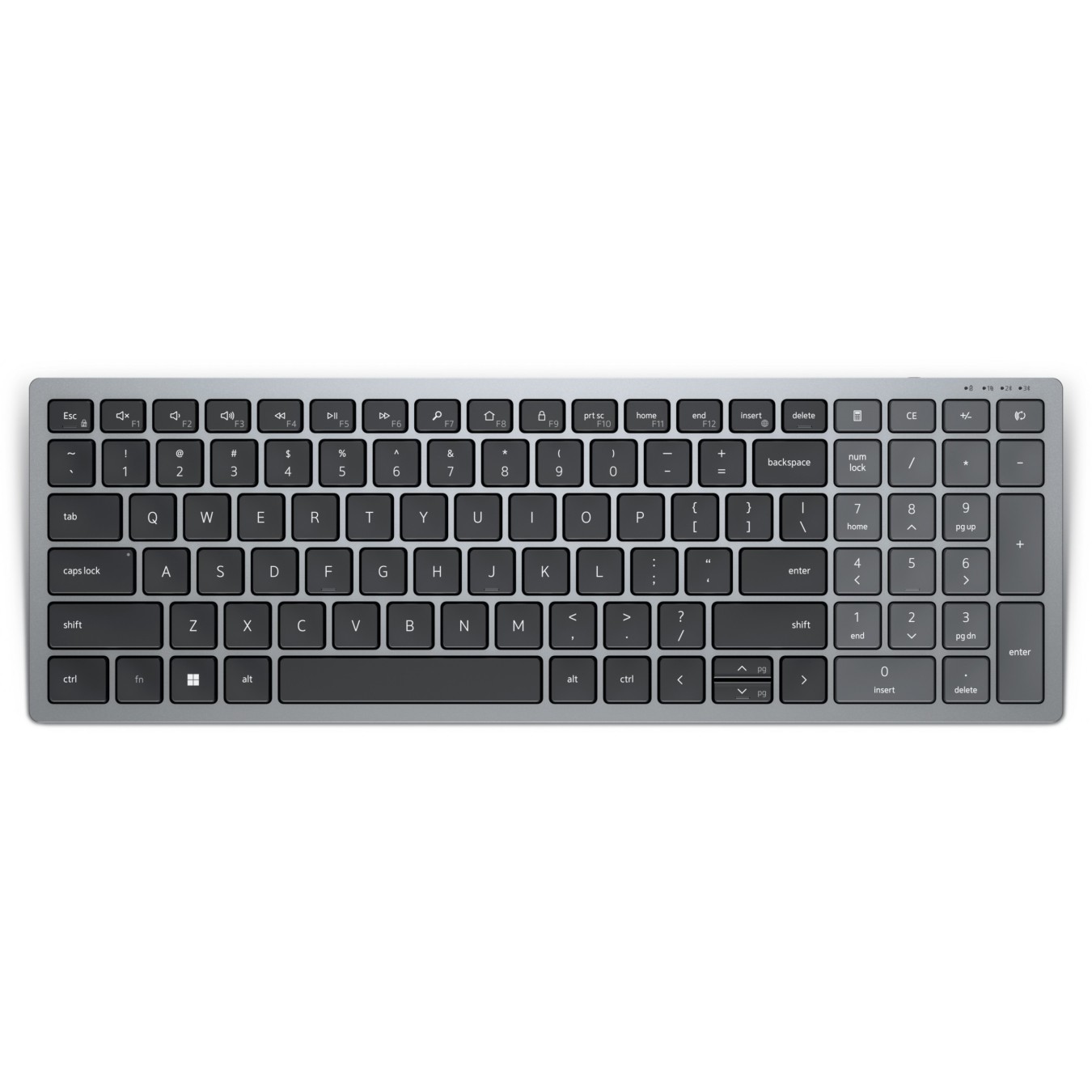 DELL KB740 Wireless Keyboard - KB740 - QWERTZ, Titan Gray, 2.4 GHz — Buy in Cyprus with Fast Delivery