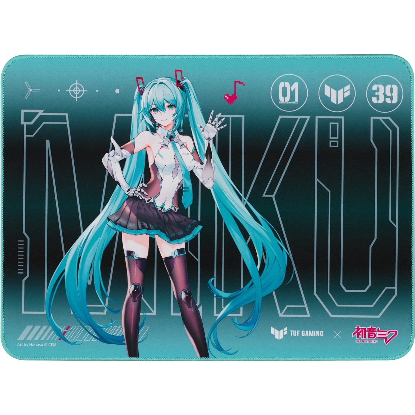 ASUS TUF Gaming P1 Hatsune Miku Edition - P1 - Limited edition, ARGB lighting, anime-themed design
