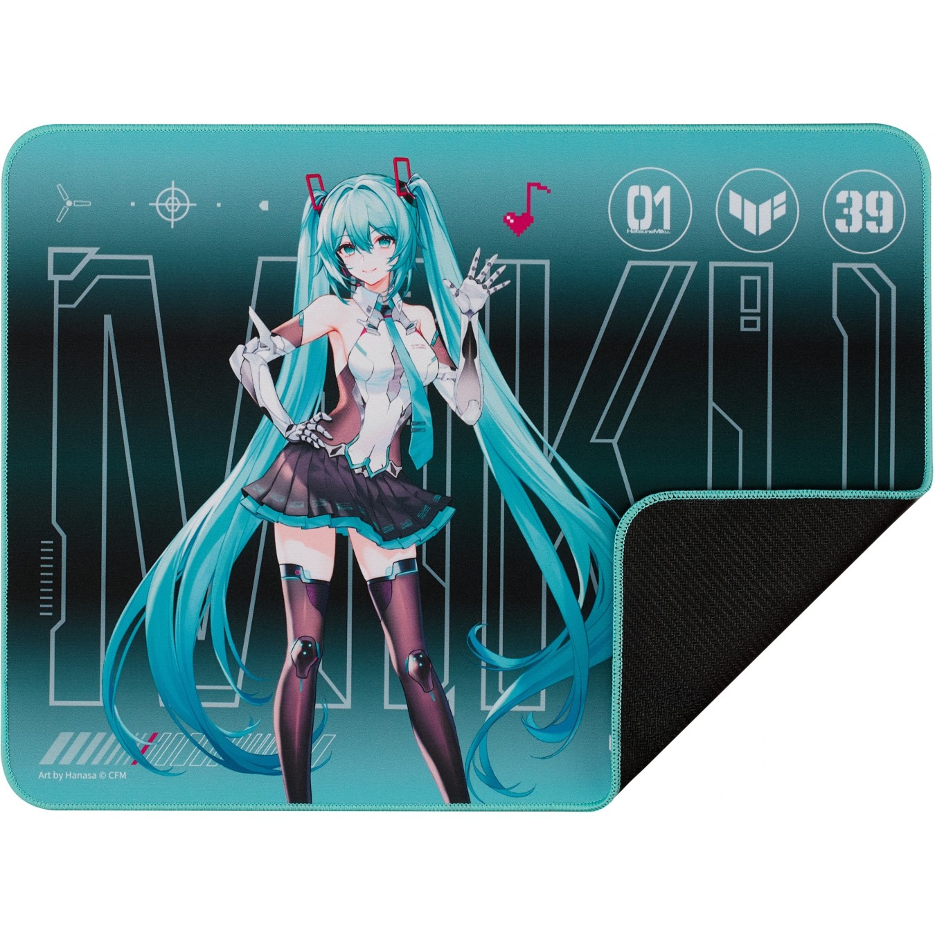 ASUS TUF Gaming P1 Hatsune Miku Edition - P1 - Limited edition, ARGB lighting, anime-themed design