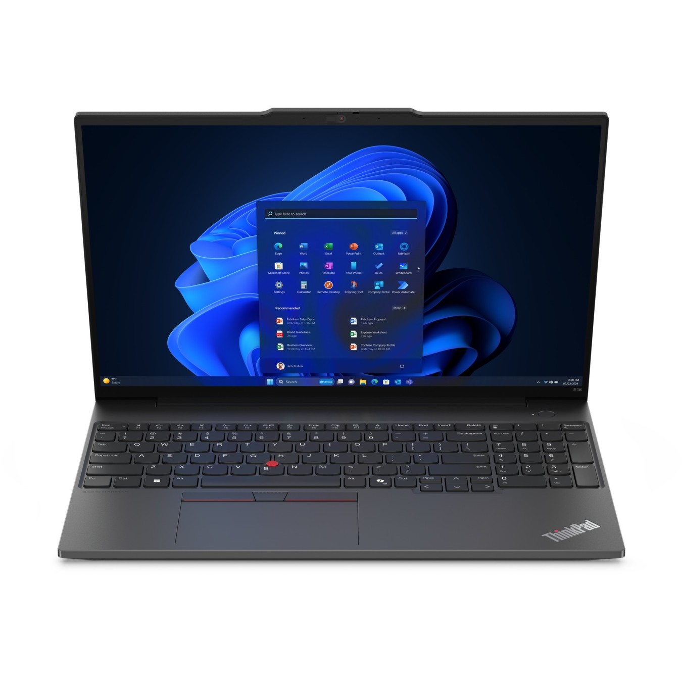Lenovo ThinkPad E16 G2 - CU5 125U - Black, 16GB RAM, 512GB SSD, Windows 11 Pro — Buy in Cyprus with Fast Delivery