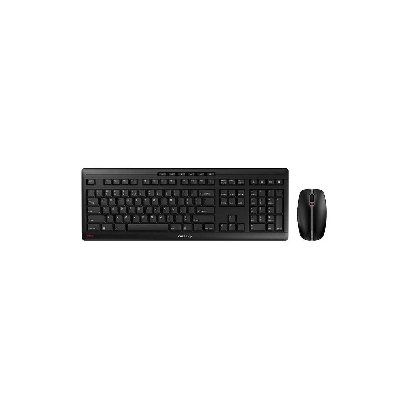 Cherry Desktop STREAM RECHARGE - STREAM RECHARGE - Wireless Keyboard, Black, US/EU — Buy in Cyprus with Fast Delivery
