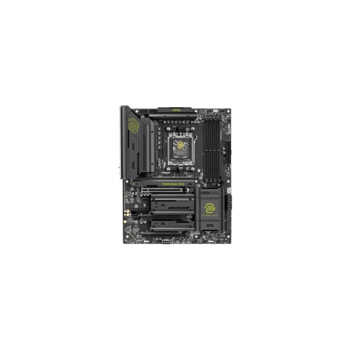 MSI MAG B850 TOMAHAWK MAX WIFI AM5 ATX Motherboard – DDR5 256GB 4xM.2 | Armenius Store