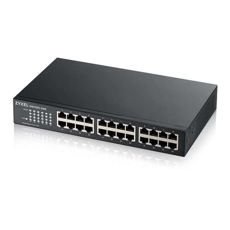 Buy Zyxel GS1100-24E V3 - GS1100-24E V3 - 24-Port Gigabit Smart Switch, Fanless ... in Cyprus, Nicosia, Limassol, Larnaka, Pafos