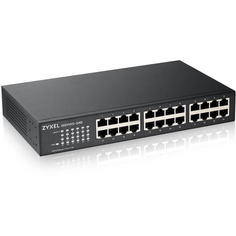 Buy Zyxel GS1100-24E V3 - GS1100-24E V3 - 24-Port Gigabit Smart Switch, Fanless ... in Cyprus, Nicosia, Limassol, Larnaka, Pafos