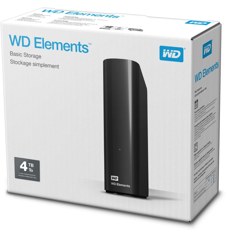Buy WD Elements Desktop 4TB USB 3.0 External HDD - 3.5-inch Desktop Drive in Cyprus, Nicosia, Limassol, Larnaka, Pafos
